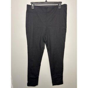 Women's Simply Stated by Sears Black Dress pants side zip skinny Size 10